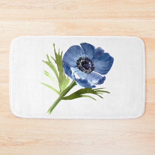 Item preview, Anemone Bud.  Anemone Blue. Anemone Blossom Flower.  designed and sold by ZheltakovaIana.