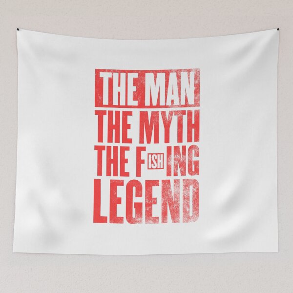 Item preview, The Man The Myth The Fishing Legend designed and sold by Chris Pierre Art.