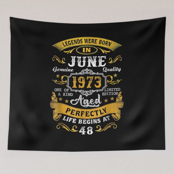 Item preview, Legends Were Born In June 1973 48th Birthday Gifts  designed and sold by laurader.