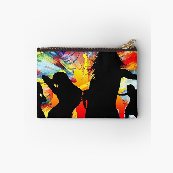 Item preview, Dance, rave, dance reverse silhoutte with color backround, boogie, zombie dance,  designed and sold by Nostrathomas66.