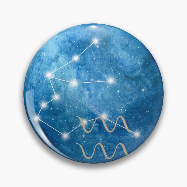 Item preview, Aquarius Zodiac Sign Constellation Astrology  designed and sold by Designedbysm.