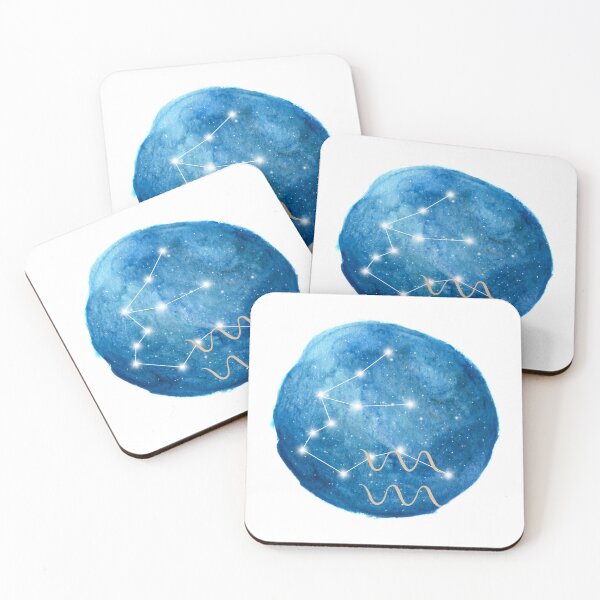 Item preview, Aquarius Zodiac Sign Constellation Astrology  designed and sold by Designedbysm.