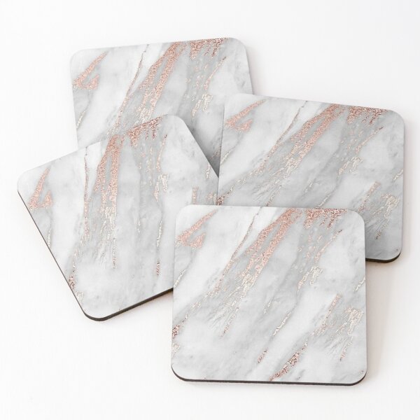 Item preview, Rose Gold Light Gray Marble designed and sold by scimagination.