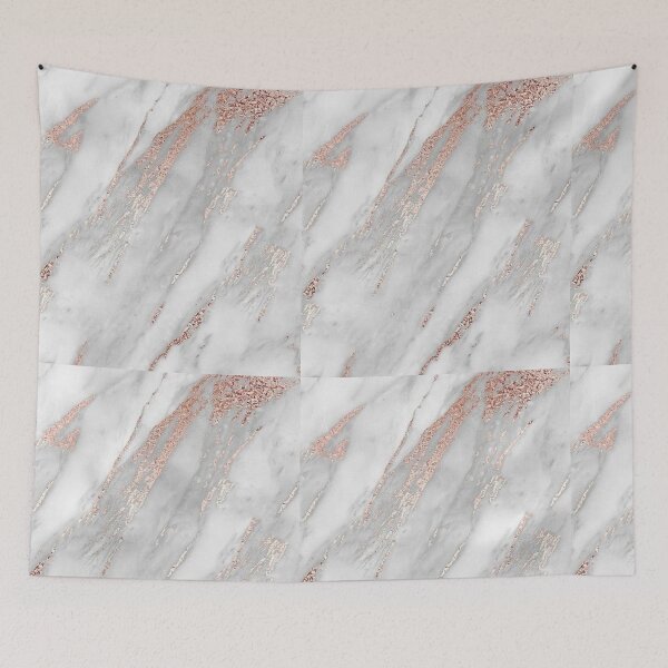 Item preview, Rose Gold Light Gray Marble designed and sold by scimagination.