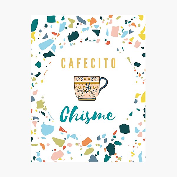 Cafecito Mug Cafecito Con Chisme Coffee Mug Caf Mug Spanish Coffee Cup Chisme Cup Gifts for A Chismosa Gift for A Chicana, Ceramic Novelty Coffee Mug