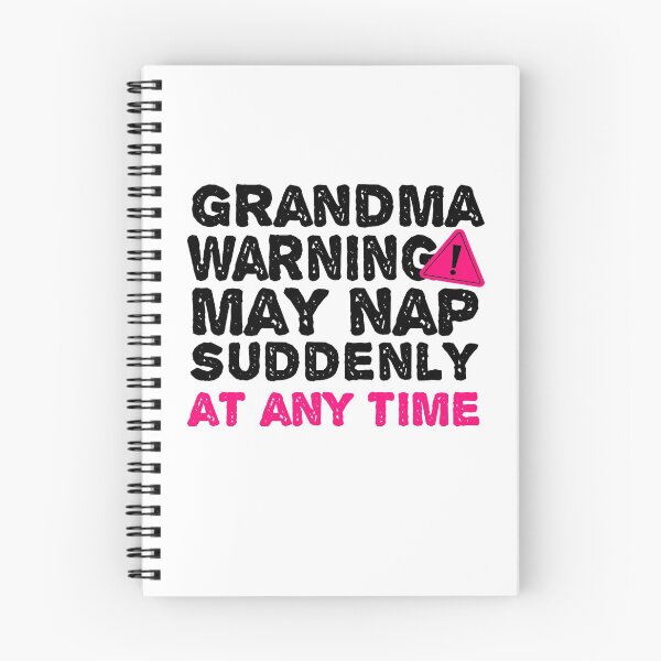 Item preview, Grandma Warning May Nap Suddenly At Any Time - Best gift for Grand Mothers designed and sold by redblackline.