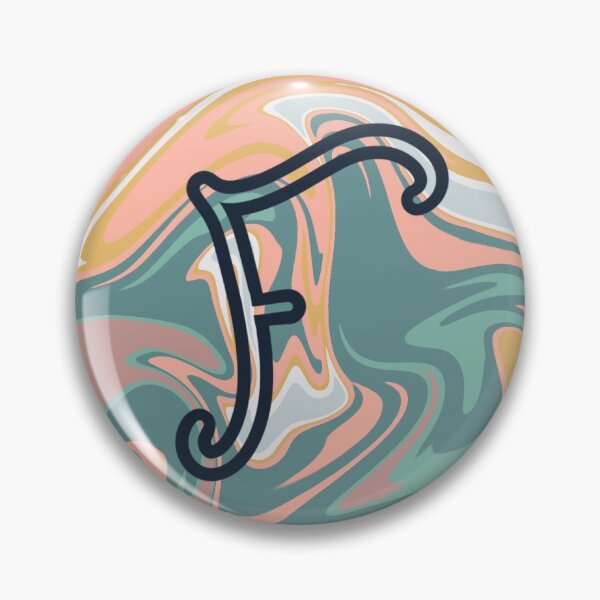 Item preview, Tie Dye Letter F designed and sold by TRKlo.