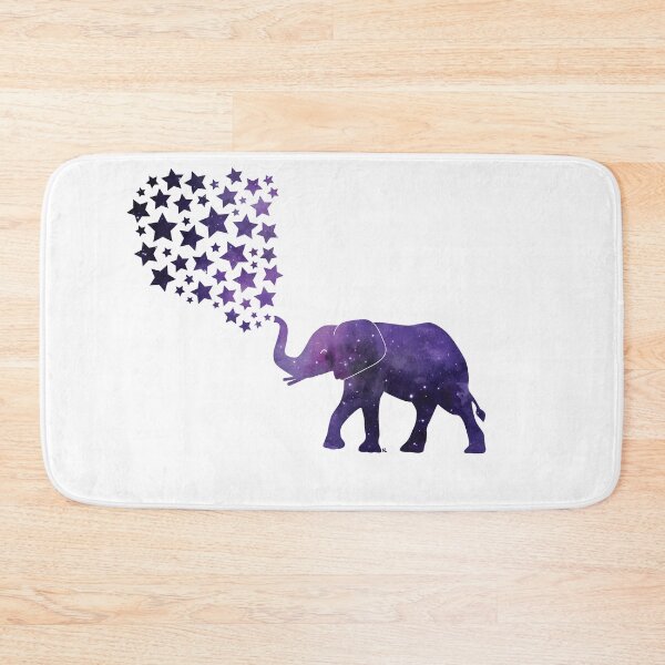 Item preview, Galaxy Purple Stars Elephant designed and sold by nldesigns.