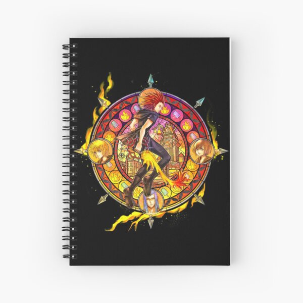Vista previa del artículo con la obra «Axel Vidrieras Kingdom Hearts», diseñado y vendido por Lali-Holley.