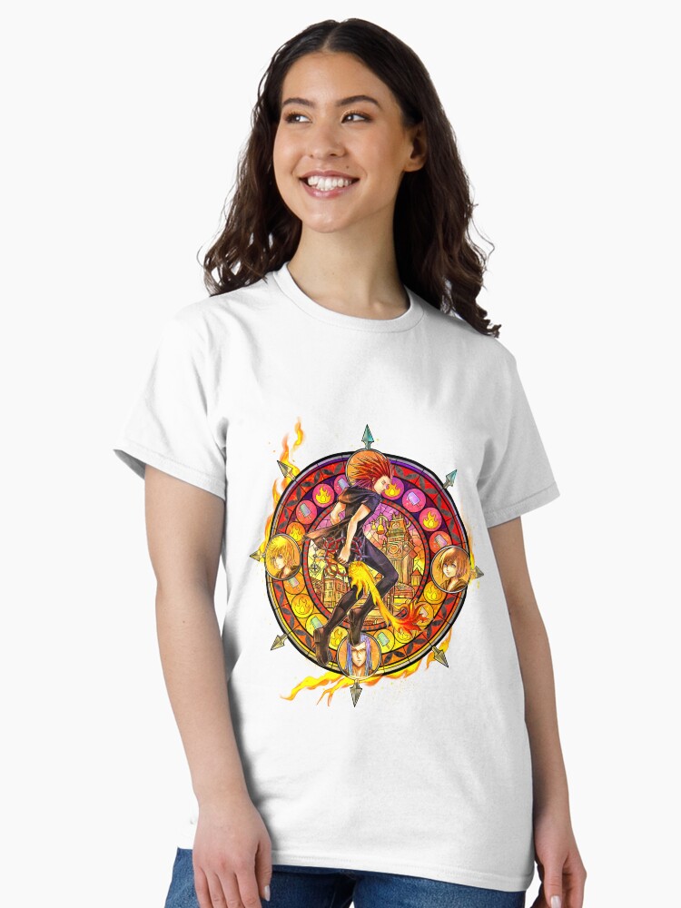 Imagen 2 de 7, Camiseta clásica con la obra Axel Vidrieras Kingdom Hearts, diseñada y vendida por Lali-Holley.