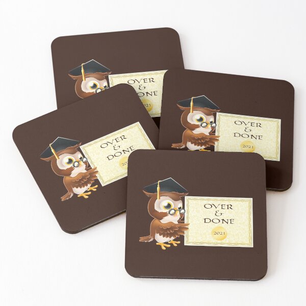 Item preview, Owl Over & Done (on Brown) designed and sold by PawsitiveMum.