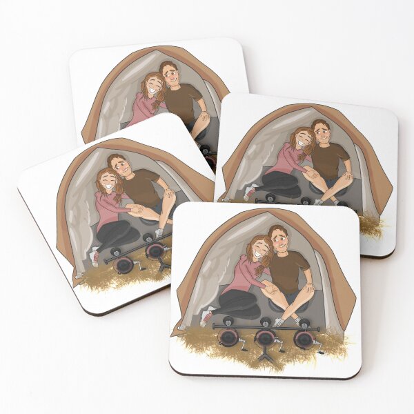 Item preview, Camping and Fishing Together Couple designed and sold by Fisherwish.
