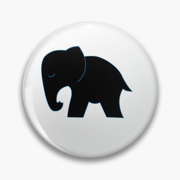 Artikelvorschau, Süßer schwarzer Elefant auf Weiß entworfen und verkauft von nldesigns.