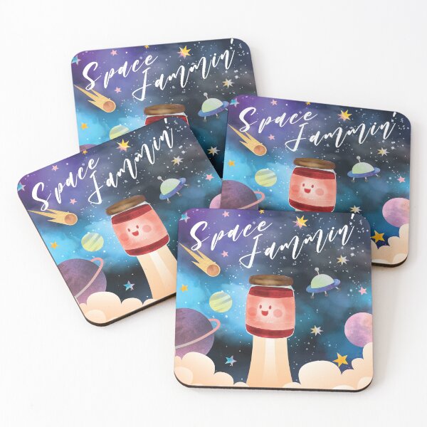 Item preview, Space Jam Meme Funny Saying Cute Coaster | Acrylic Block designed and sold by MonkeyPaper.