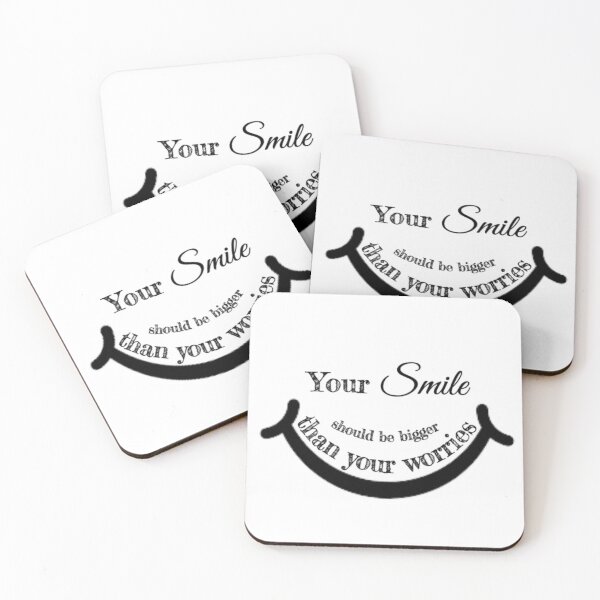 Item preview, Your Smile should be bigger than your worries designed and sold by Designerzworld.