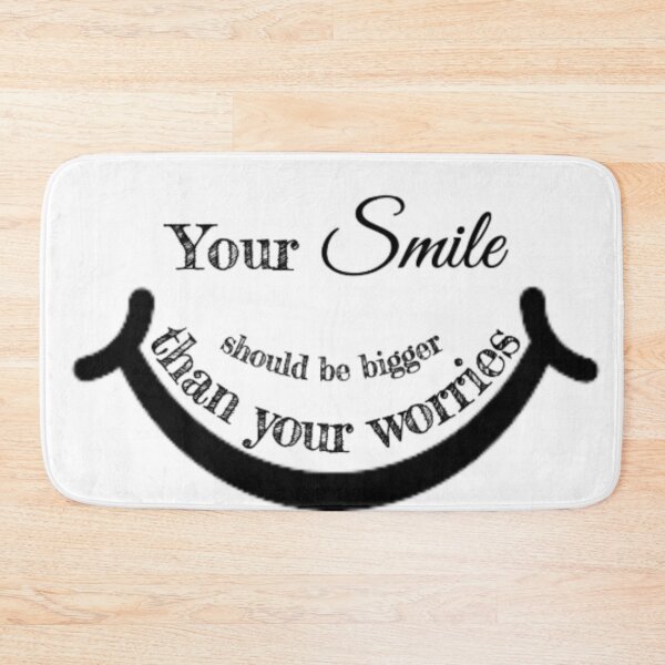 Item preview, Your Smile should be bigger than your worries designed and sold by Designerzworld.