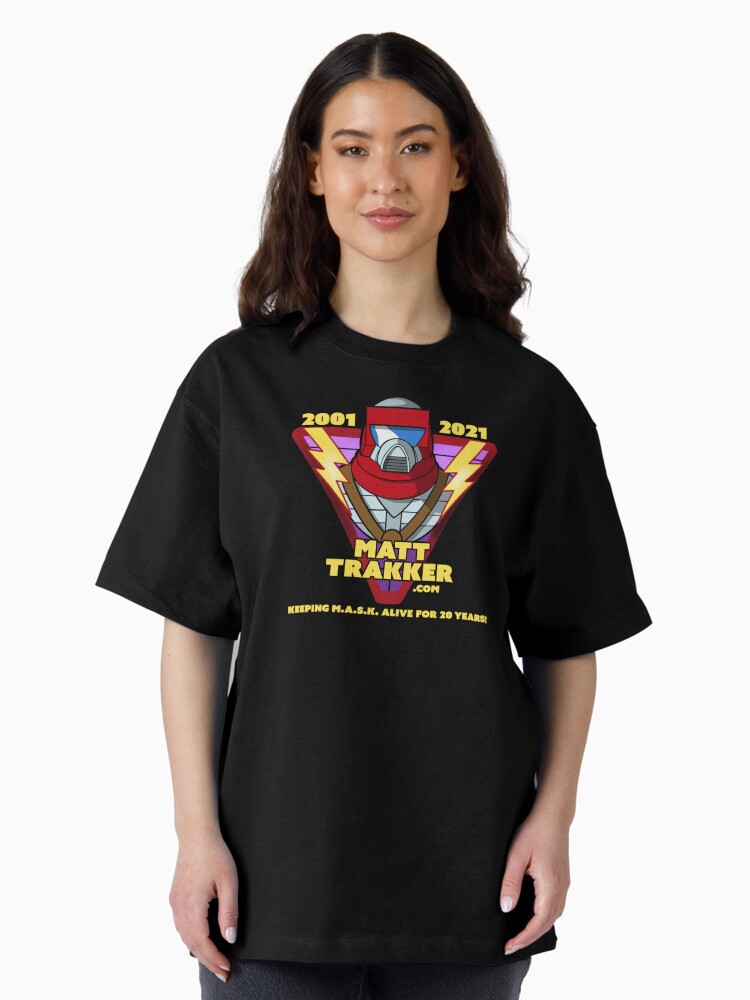Thumbnail 1 of 7, Oversized T-Shirt, Matt Trakker.com M.A.S.K. 20 Years! designed and sold by mtrakker.