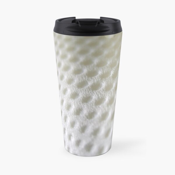White on white Travel Mug