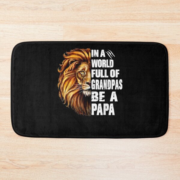 Item preview, In A World Full Of Grandpas Be A Papa Grandpa Lion Vintage  designed and sold by laurader.