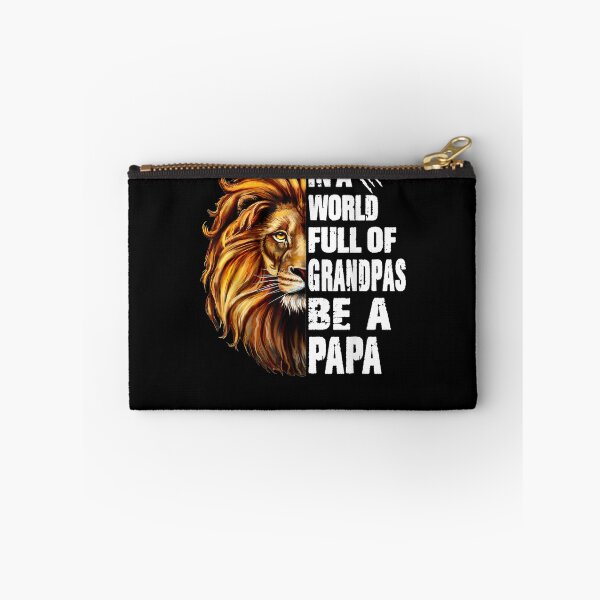 Item preview, In A World Full Of Grandpas Be A Papa Grandpa Lion Vintage  designed and sold by laurader.