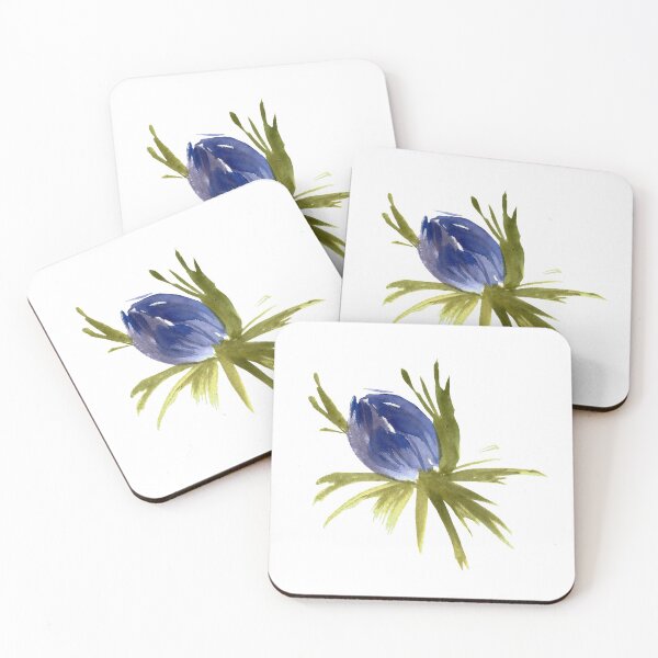 Item preview, Blue Bud.  Anemone Blue. Anemone Blossom Flower.  designed and sold by ZheltakovaIana.