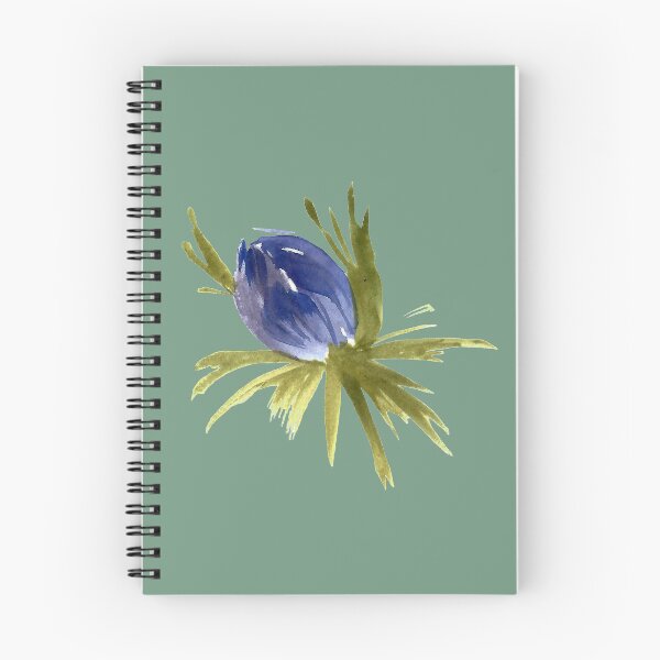 Item preview, Blue Bud.  Anemone Blue. Anemone Blossom Flower.  designed and sold by ZheltakovaIana.