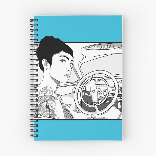 Item preview, girl with a tattoo in the car designed and sold by Prof209.