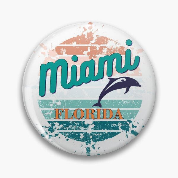 Item preview, Miami Florida Exploding Watercolor Retro Sunset designed and sold by adriana-holmes.