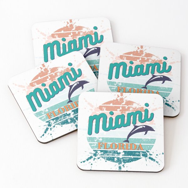 Item preview, Miami Florida Exploding Watercolor Retro Sunset designed and sold by adriana-holmes.