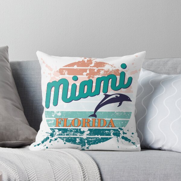 Item preview, Miami Florida Exploding Watercolor Retro Sunset designed and sold by adriana-holmes.