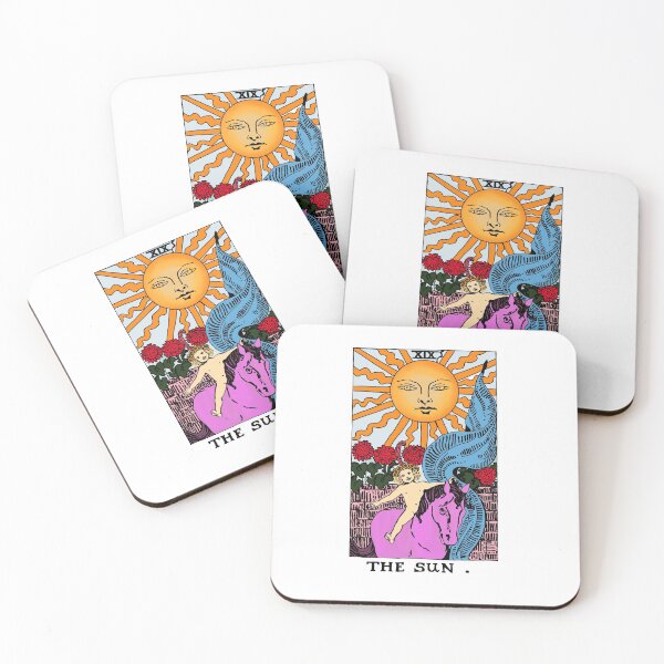 Artikelvorschau, Die Sonnen-Tarot-Karte Rosa Pferd entworfen und verkauft von Designedbysm.