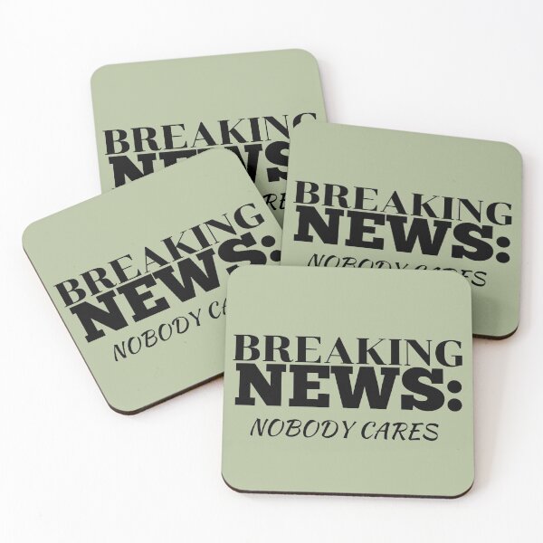 Item preview, Breaking News: Nobody Cares Shirts designed and sold by chanat3659.