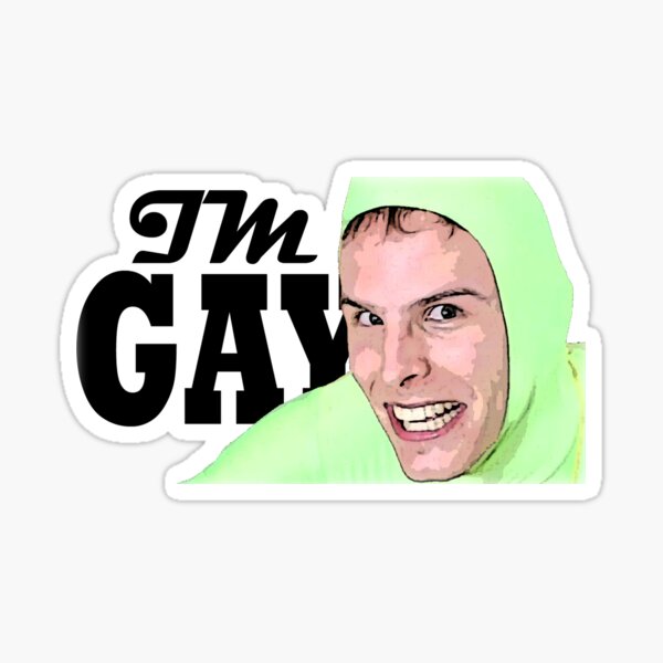 Idubbbz: "Im Gay" Sticker.