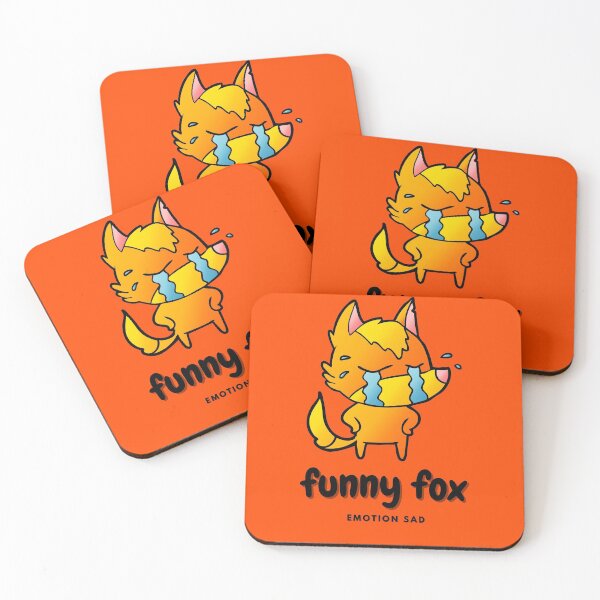 Item preview, funny fox t shirt emotion sad designed and sold by KD8264.