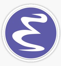 Emacs logo Sticker