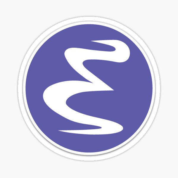 Emacs logo Sticker
