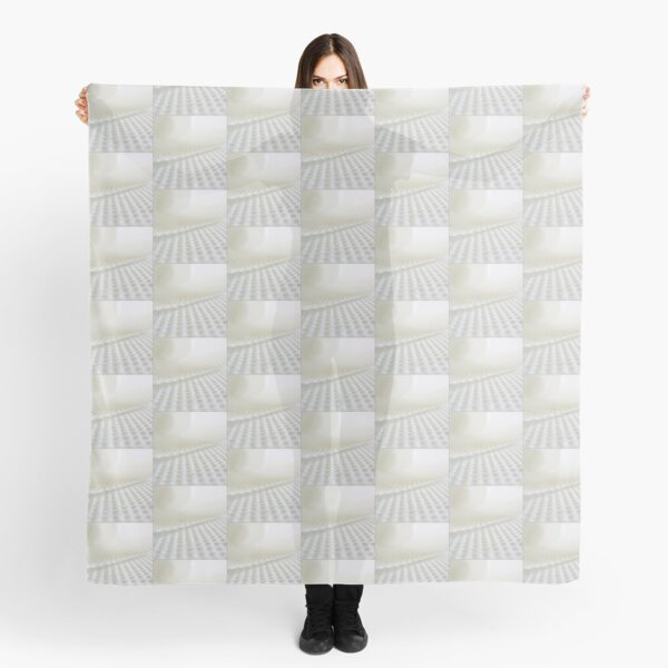 White in white Scarf