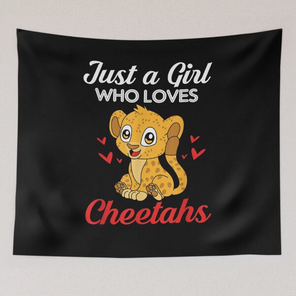 Item preview, Just A Girl Who Loves Cheetahs  designed and sold by laurader.
