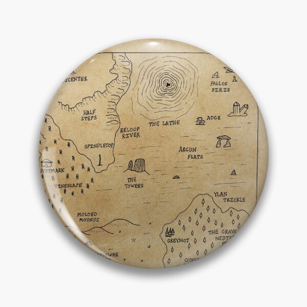 Item preview, Wyoming as a fantasy map designed and sold by aldayuan.