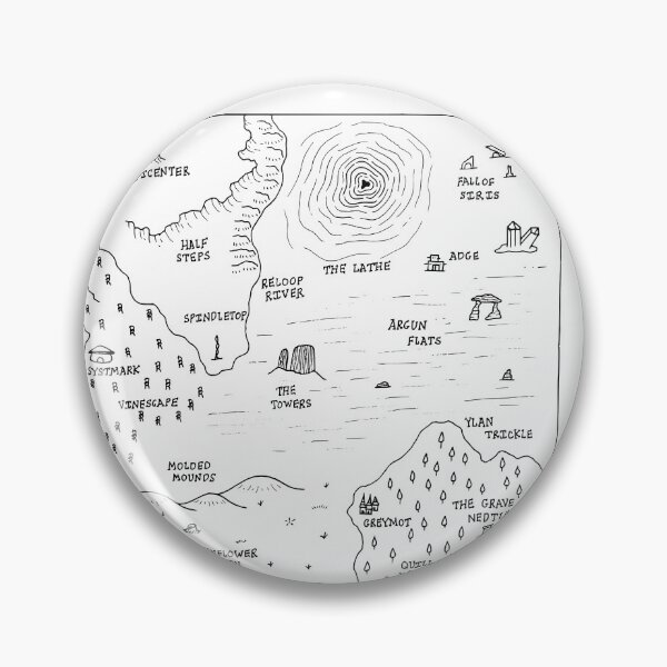 Item preview, Wyoming as a fantasy map - black and white designed and sold by aldayuan.