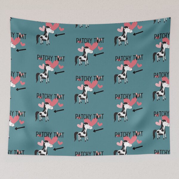 Item preview, Patchy twat - blue designed and sold by Iojofruits.