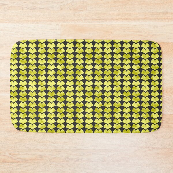 Item preview, Gold Ginkgo Array on Dark Brown Grey designed and sold by Art in My Loft.