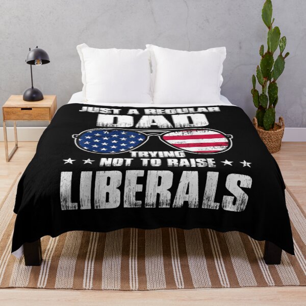 Item preview, Mens Just A Regular Dad Trying Not To Raise Liberals Father's Day  designed and sold by laurader.