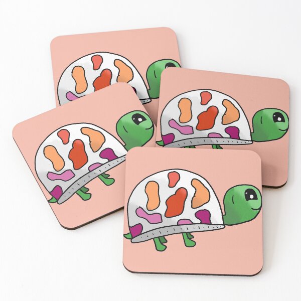 Item preview, Lesbian Pride Turtle designed and sold by Bug & Brush.