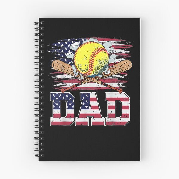 Item preview, Softball Dad American Flag Usa Sport Lovers  designed and sold by jerrie9.