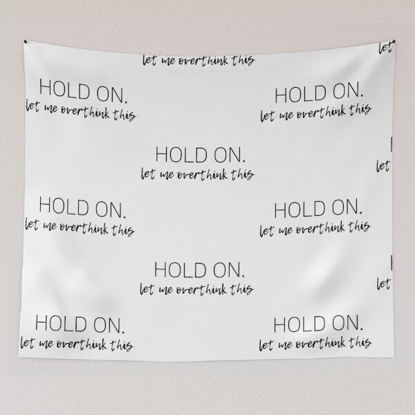 Item preview, Hold On, Let Me Overthink This SVG designed and sold by chanat3659.
