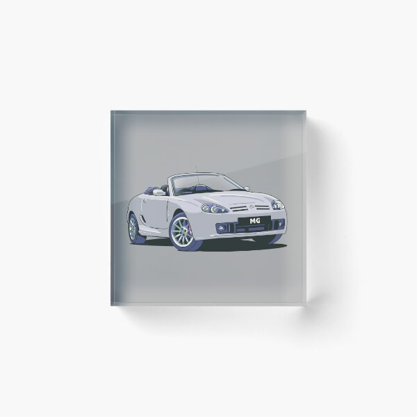 Item preview, MG Rover MG TF in Starlight Silver designed and sold by Webazoot Industries - Car Art.
