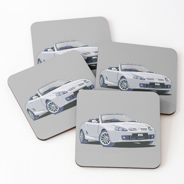 Aperçu de l'œuvre MG Rover MG TF en Starlight Silver créée et vendue par Webazoot Industries - Car Art.