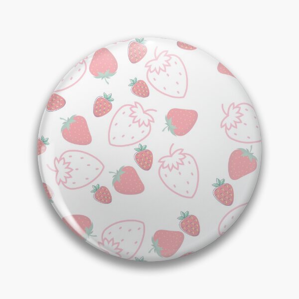 Item preview, Assorted Strawberries Pattern On White designed and sold by Mirai FM.