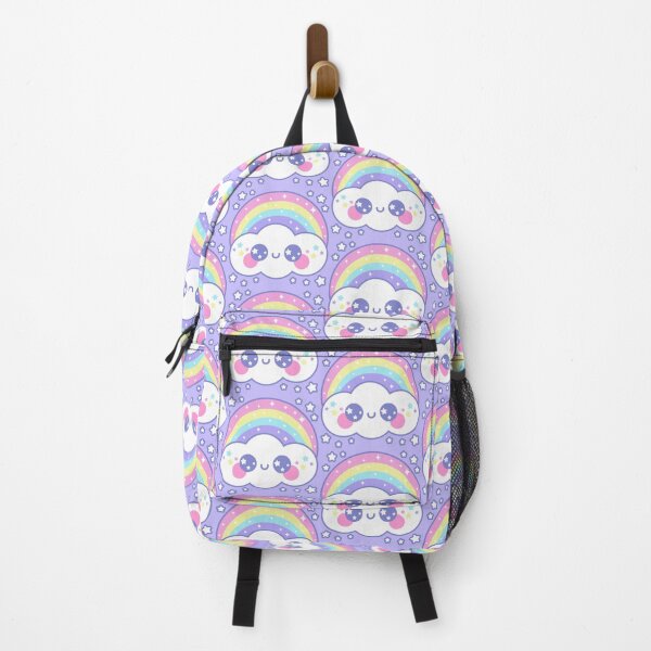 Item preview, Happy Rainbow Cloud - Purple designed and sold by HolleyTeaTime.